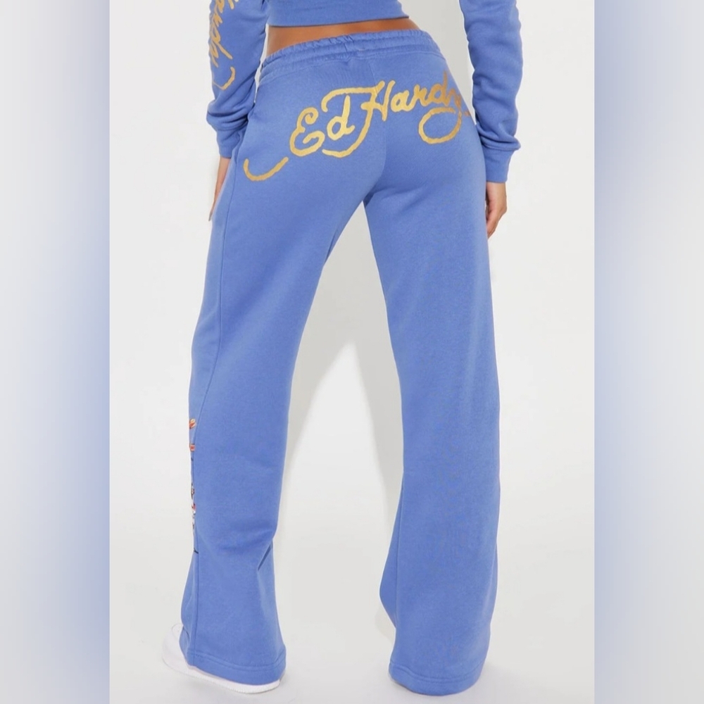 Ed Hardy Blue Skies Pants NWT - Picture 2 of 7